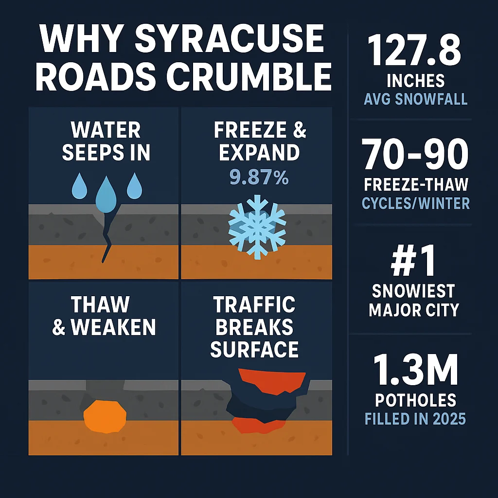 Syracuse Freeze-Thaw Cycle Infographic