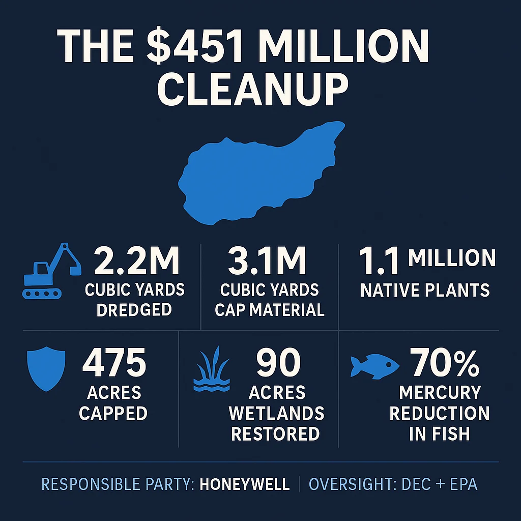 Onondaga Lake Cleanup By The Numbers
