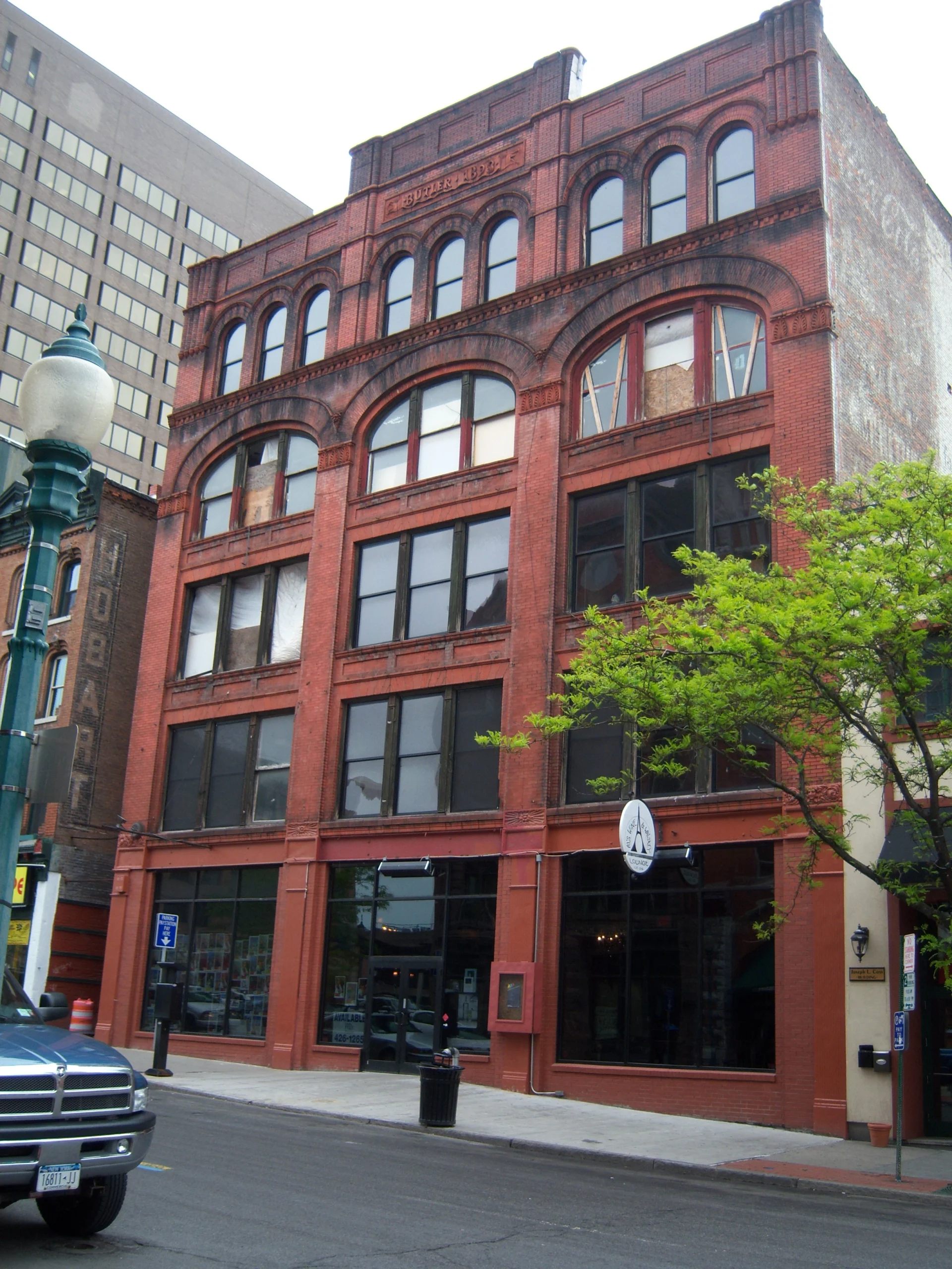 Butler Block at 319 South Clinton Street in Syracuse’s Armory Square Historic District