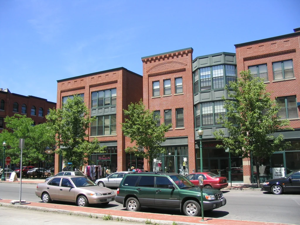 Armory Square neighborhood in Syracuse, New York.