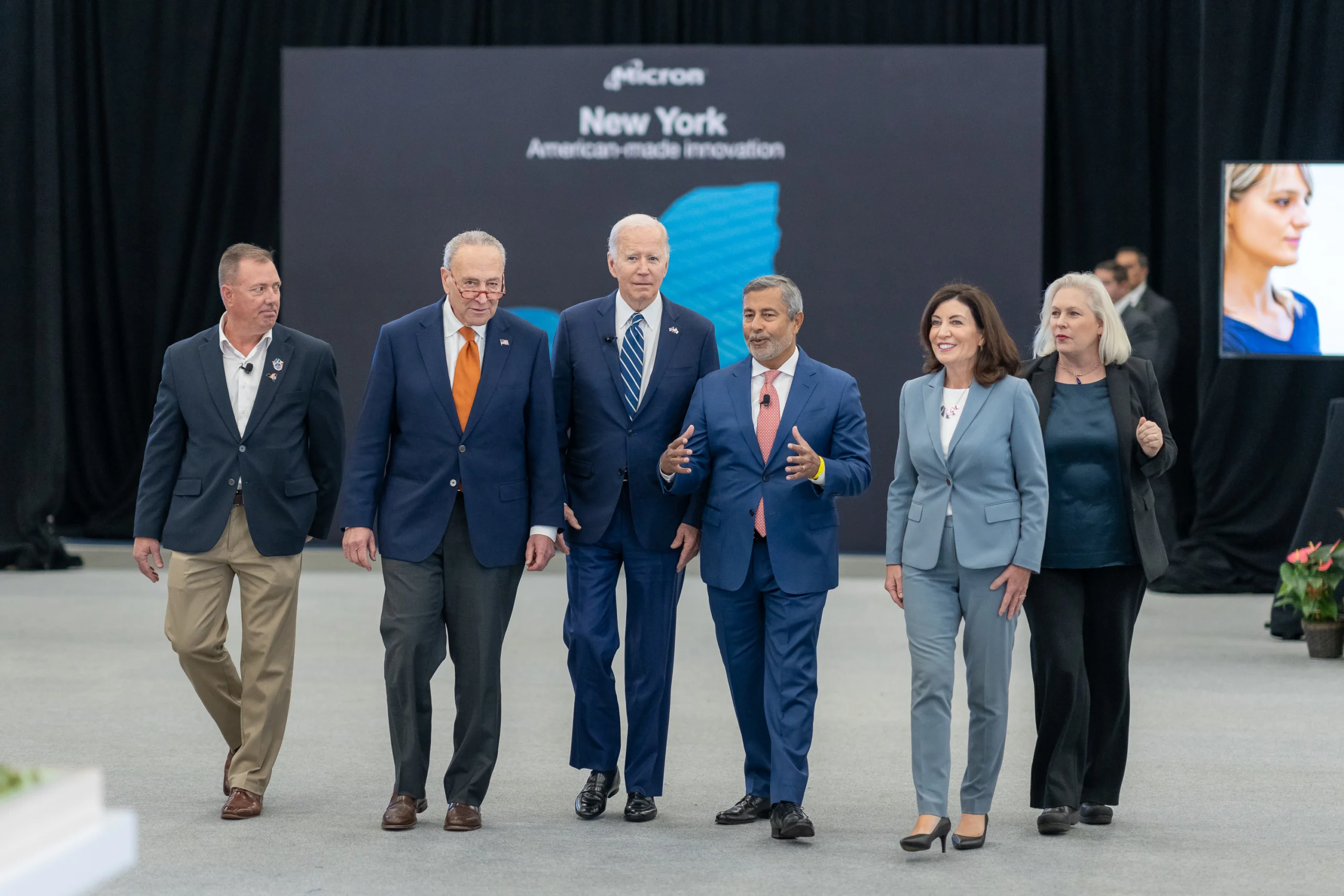 White House Micron briefing at Onondaga Community College