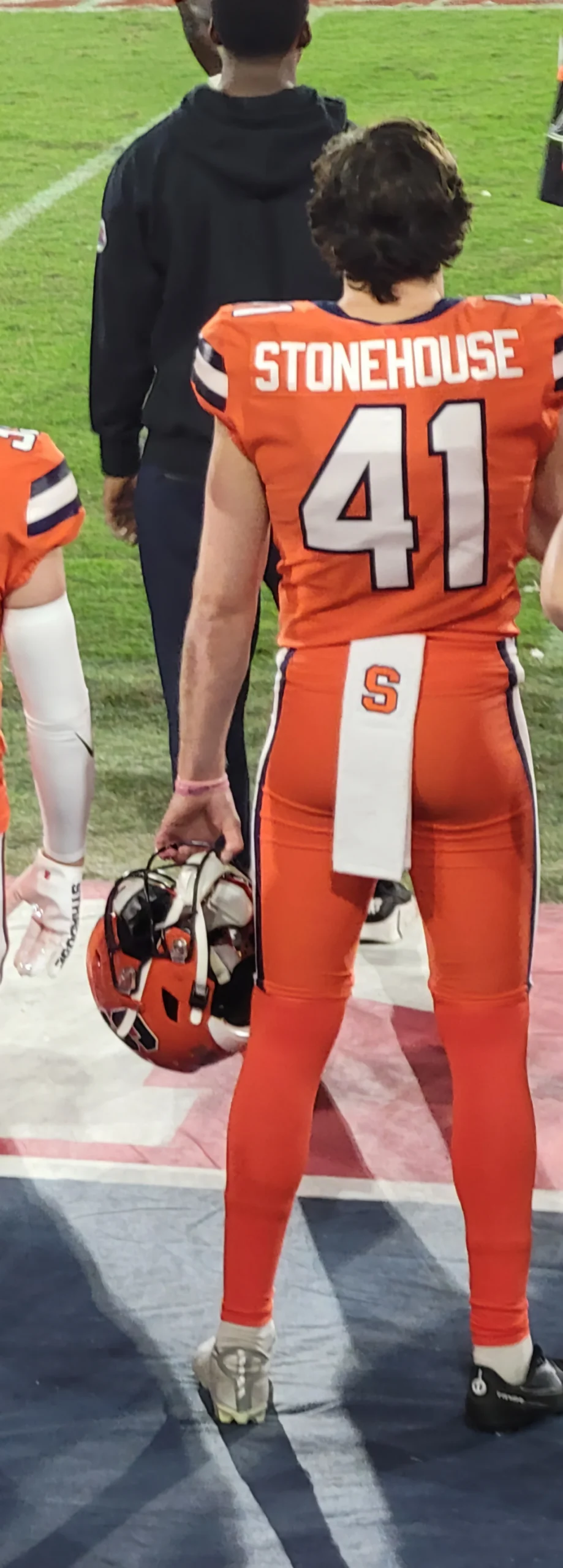 Syracuse punter Jack Stonehouse at the 2023 Boca Raton Bowl at FAU Stadium.