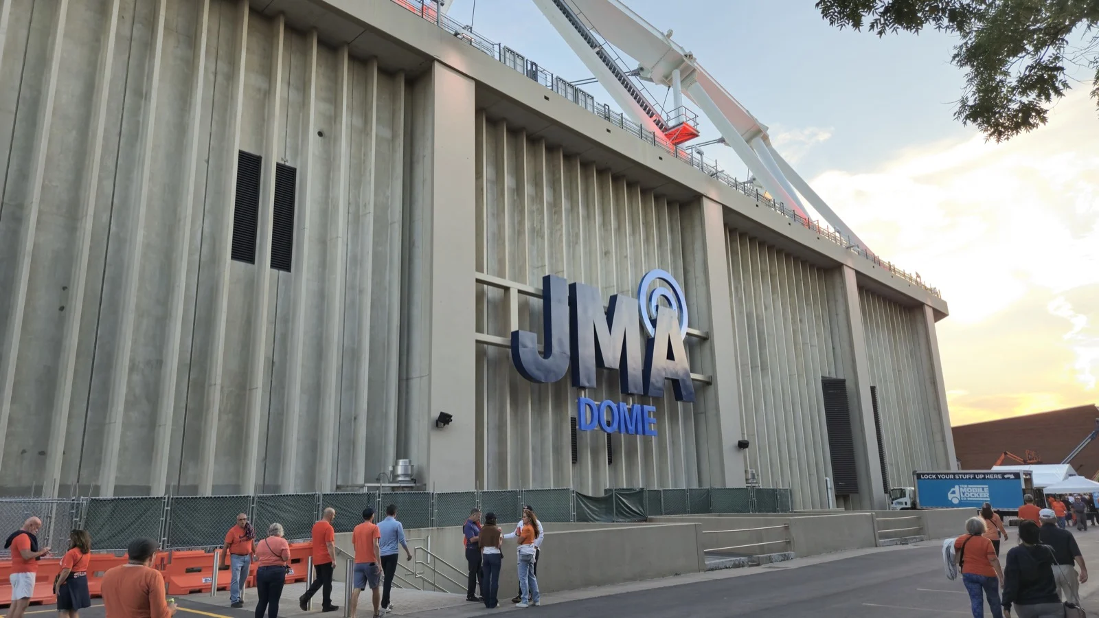JMA Wireless Dome signage Syracuse University