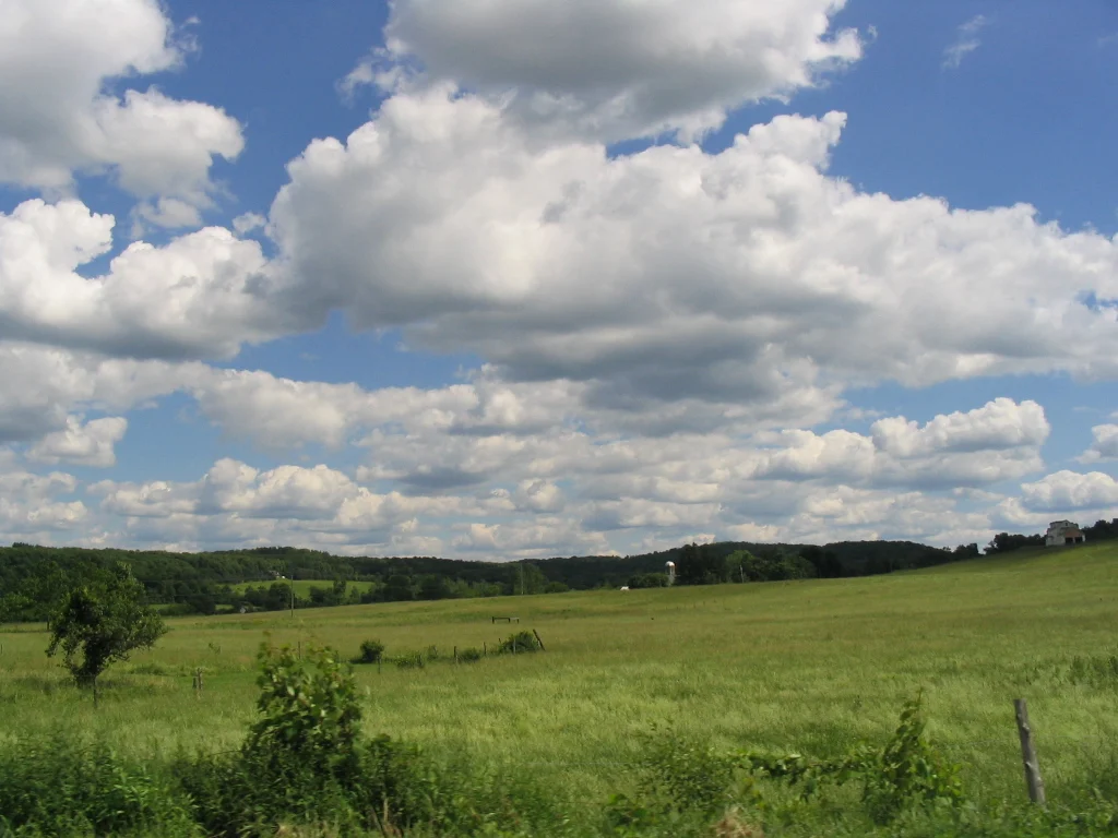 Rural hills of Pompey, NY