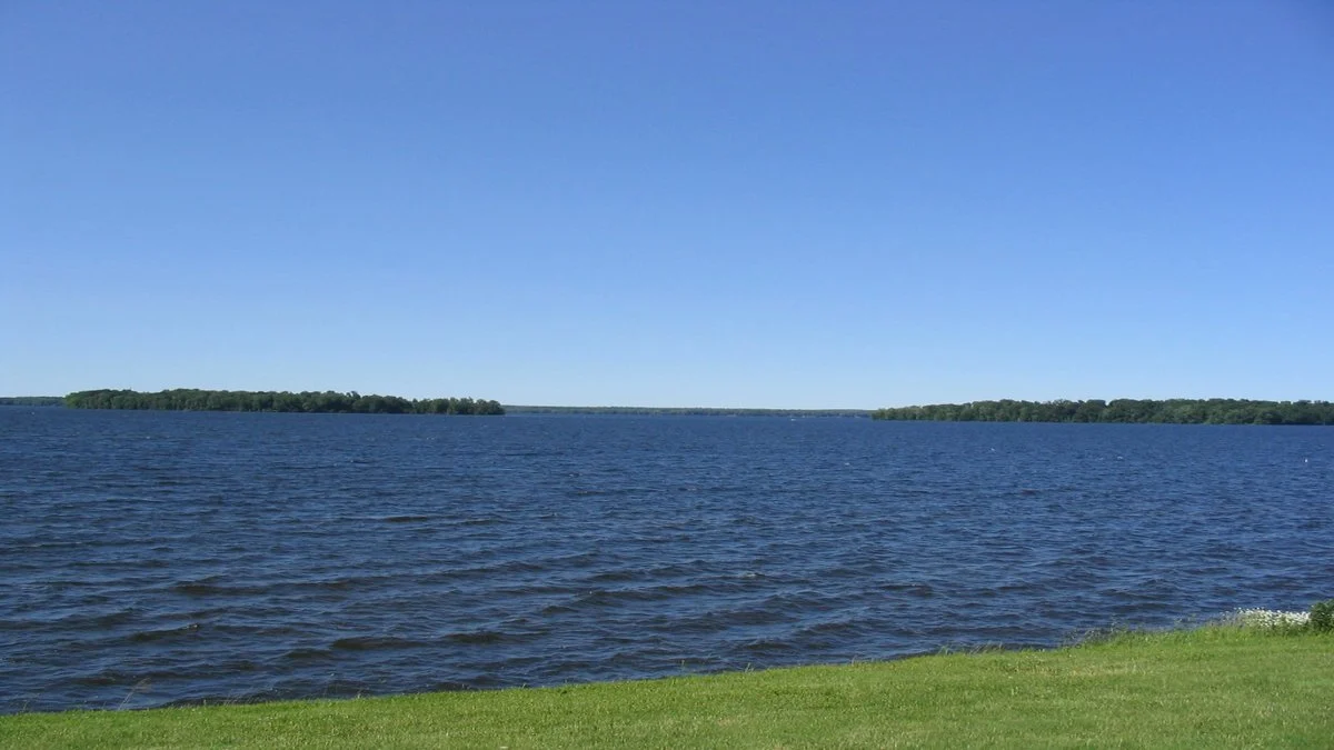 Fishing boats are a common sight on Oneida Lake during walleye season.