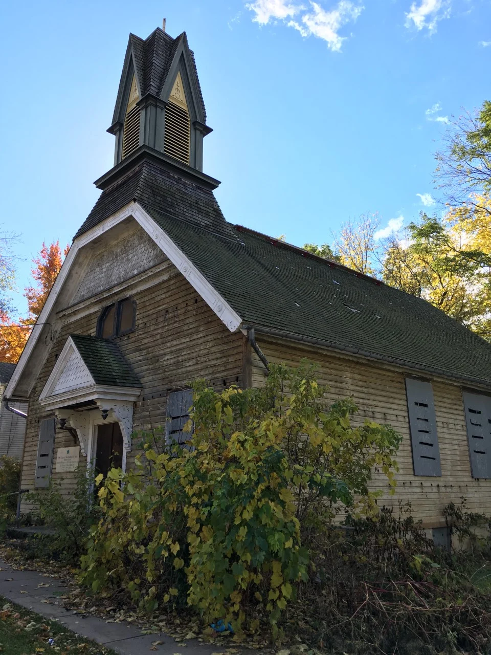 Thompson Memorial AME Zion Church on Parker Street in Auburn, NY
