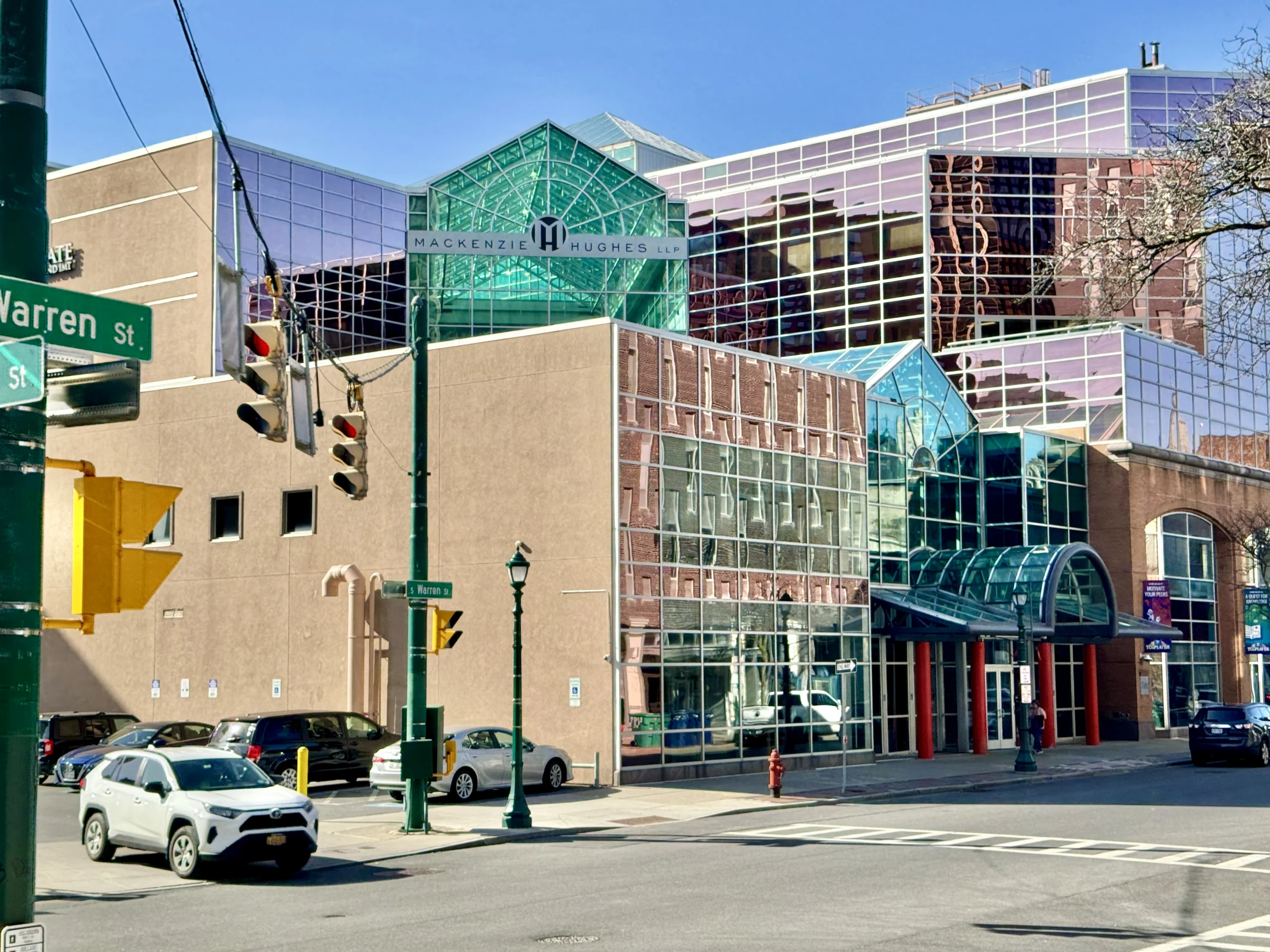 Galleries of Syracuse on Salina Street, current home of OCPL Central Library