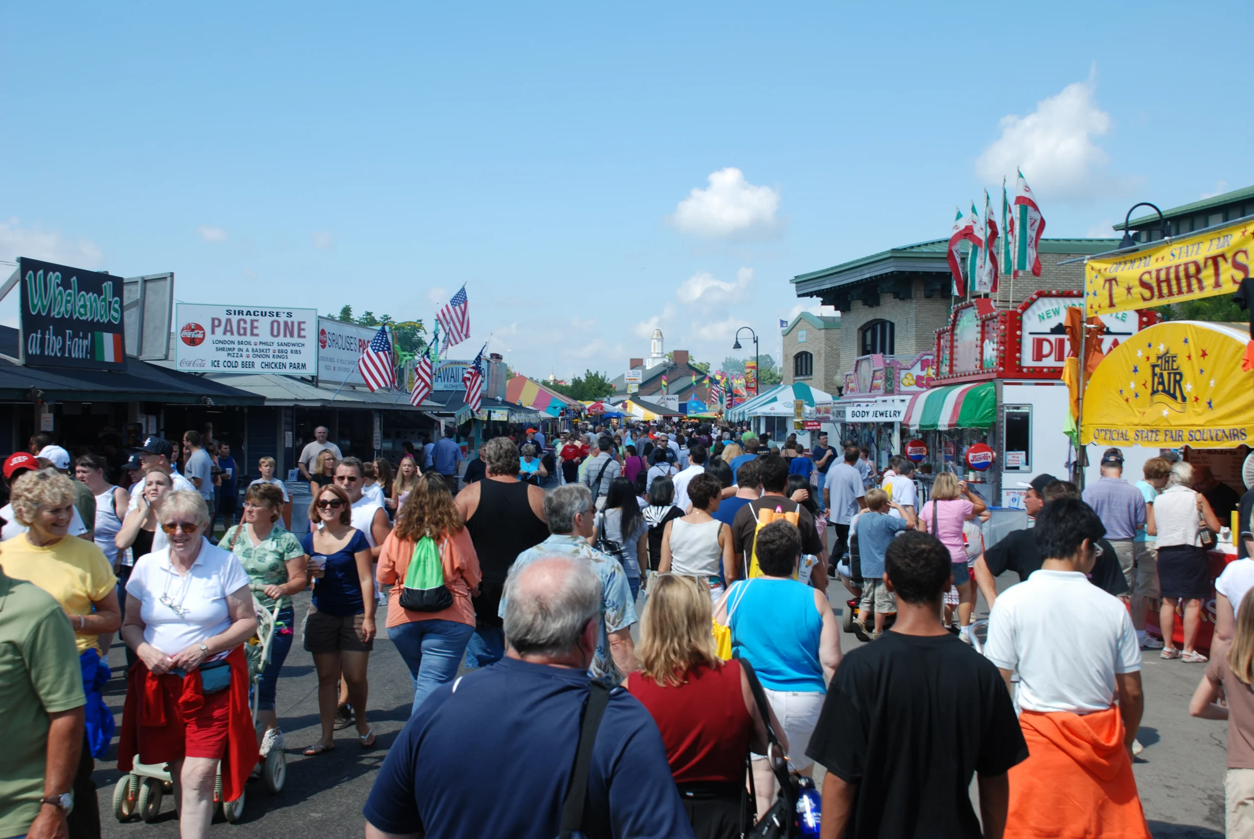 Great New York State Fair grounds in Geddes near Syracuse NY