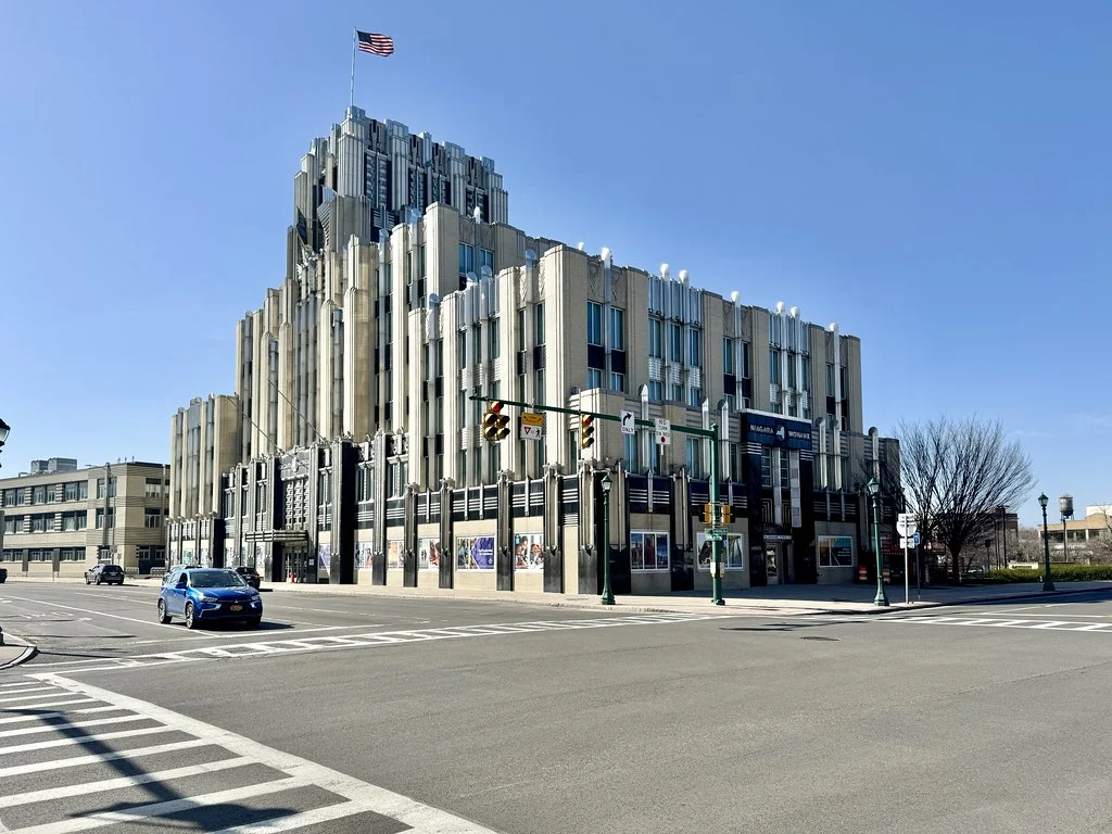 Niagara Mohawk Building on Erie Boulevard in downtown Syracuse NY 1932 Art Deco landmark