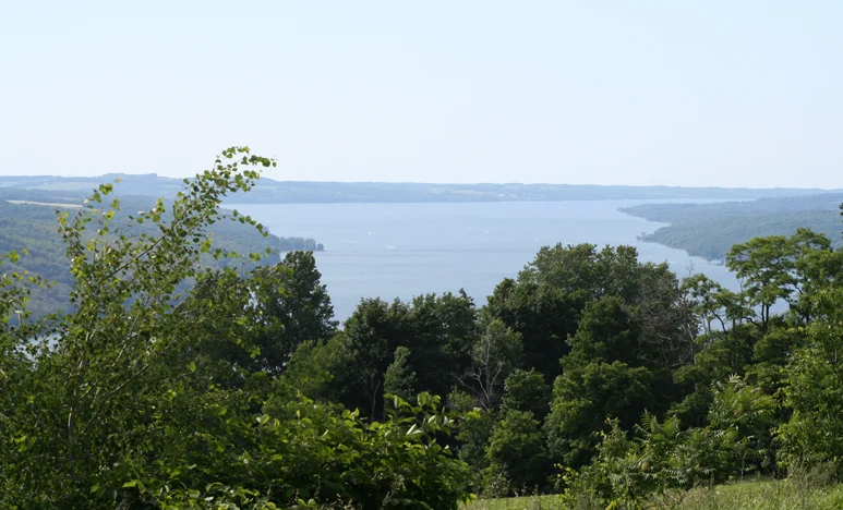 Skaneateles Lake one of the cleanest Finger Lakes and a primary drinking water source for the City of Syracuse