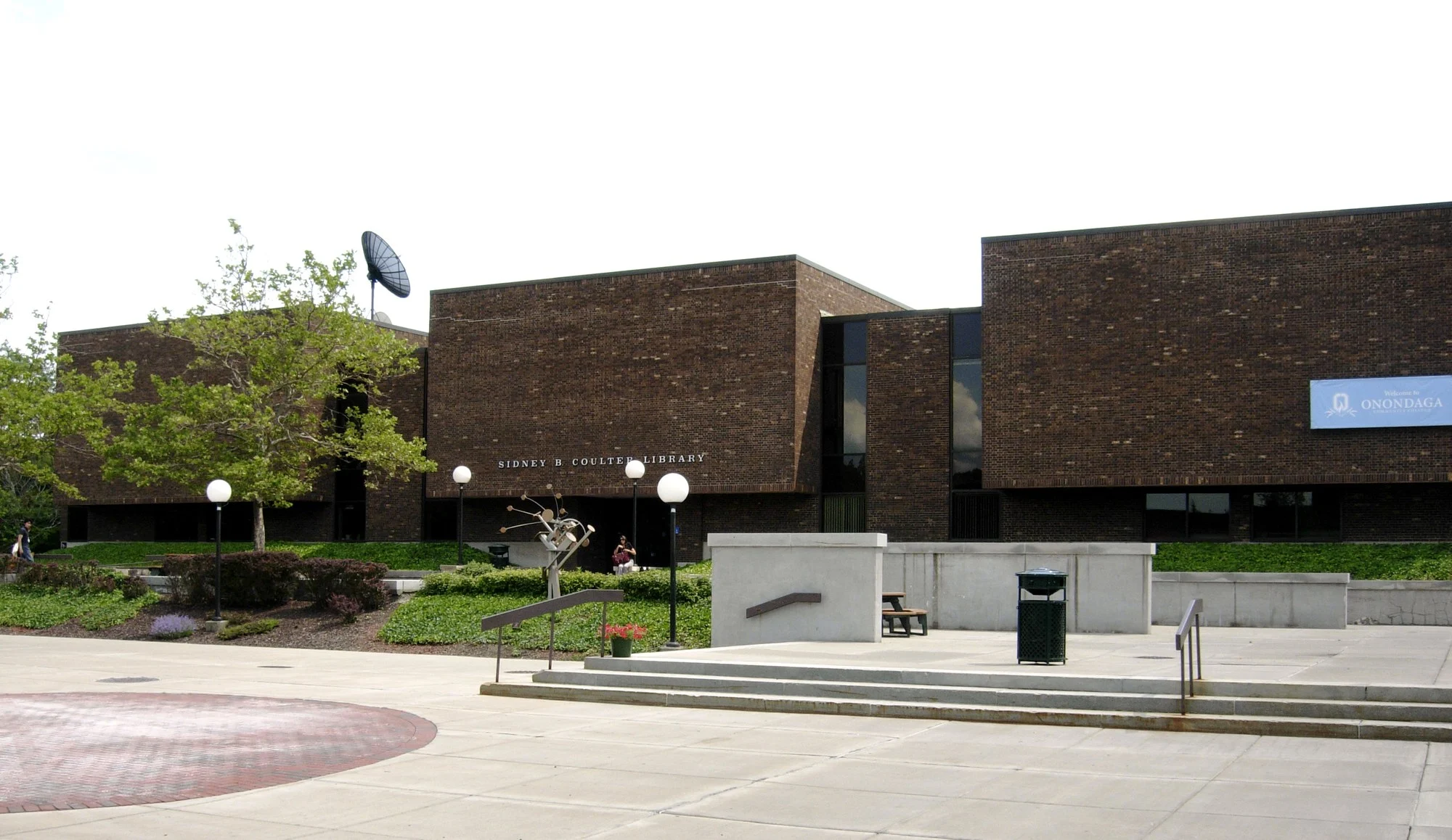 Sidney Coulter Library at Onondaga Community College on Onondaga Hill in Syracuse