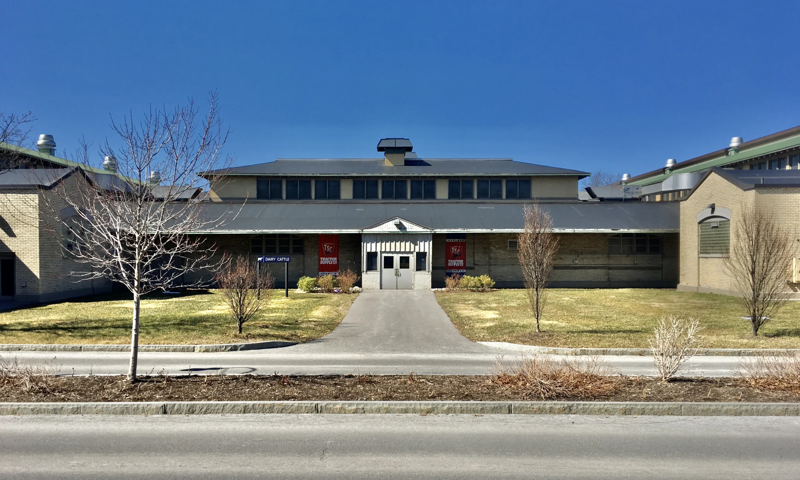 The Cattle Building at the New York State Fairgrounds in Geddes, New York