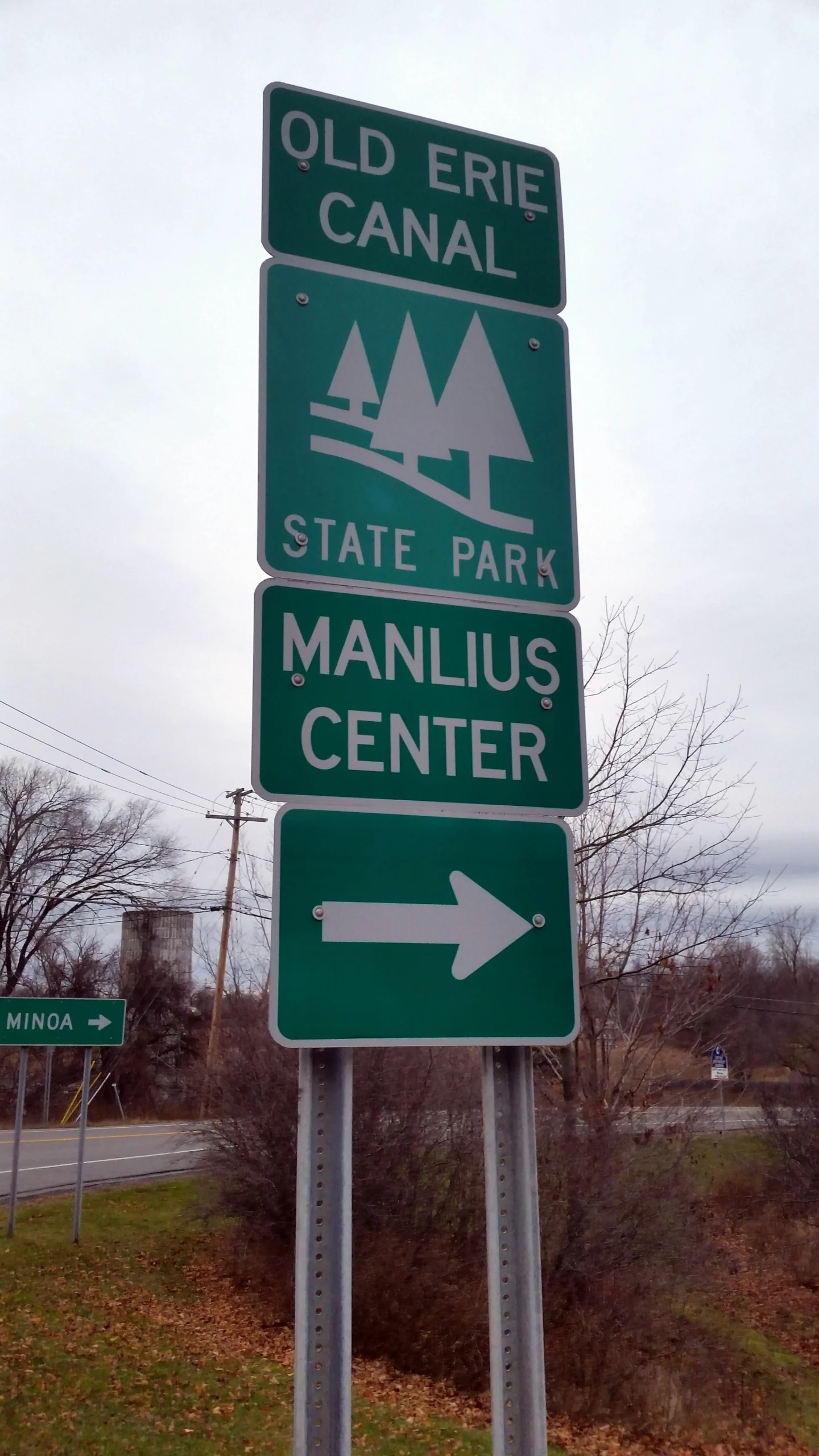 The Old Erie Canal at Manlius Center, New York, near the village of Minoa