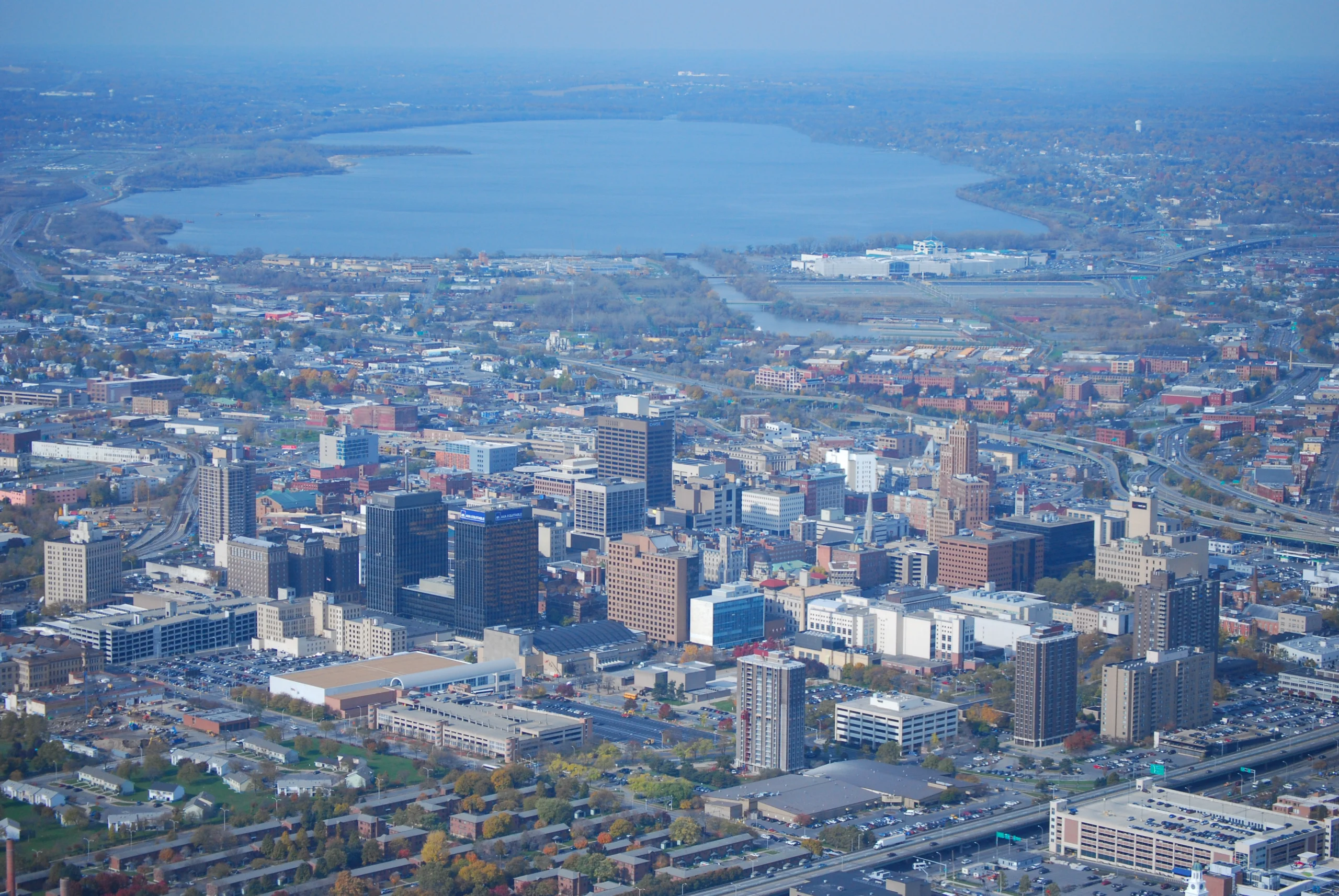 The skyline of Syracuse, New York