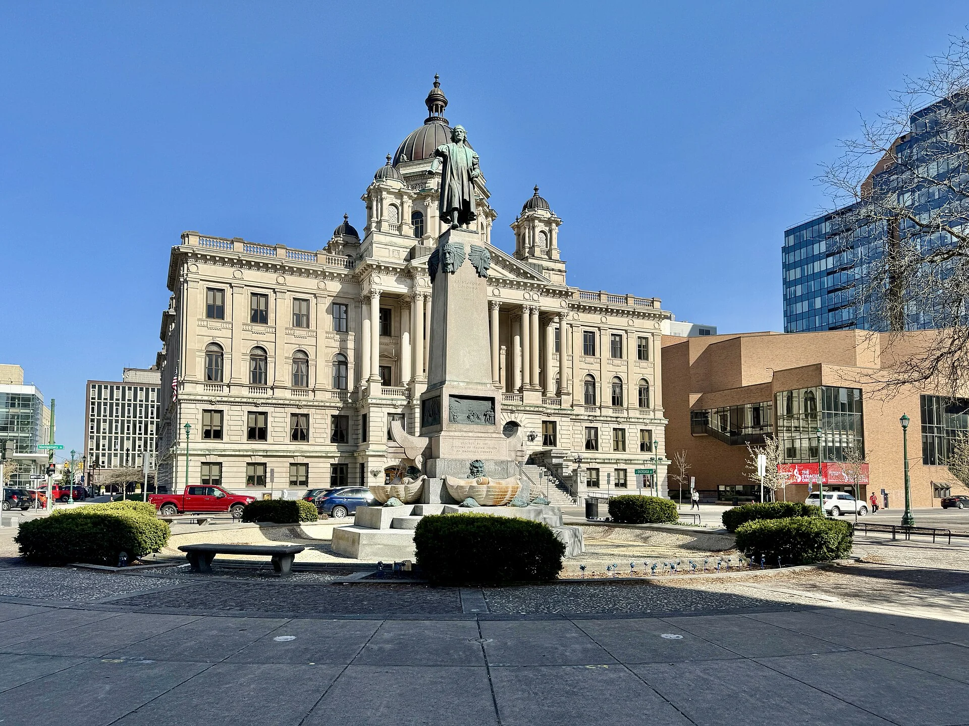 The Onondaga County Courthouse in downtown Syracuse
